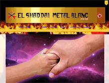 Tablet Screenshot of elshaddaimetalblanc.com